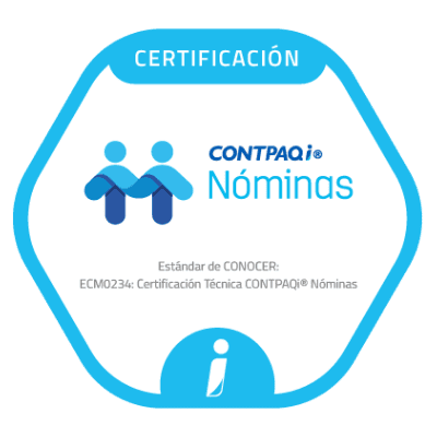 Certificación CONTPAQi — credencial 4 de 13