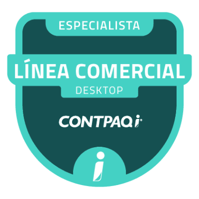 Certificación CONTPAQi — credencial 8 de 13
