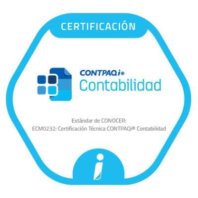 Certificación CONTPAQi — credencial 9 de 13