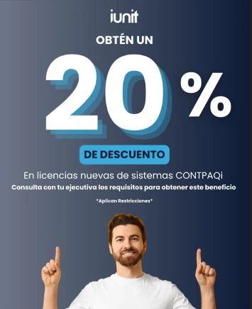 Arte promocional: 20% de descuento en licencias nuevas